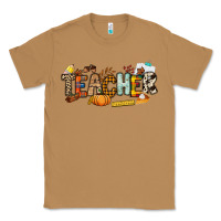 Toasted Coconut Fall Teacher Classic Tee - NancyCooperArtShop