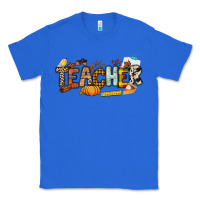 True Royal Fall Teacher Classic Tee - NancyCooperArtShop