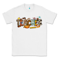 White Fall Teacher Classic Tee - NancyCooperArtShop