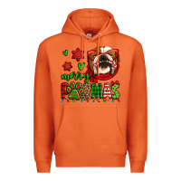 Carrot merry pawmas christmas bulldog Premium Hoodie - Jasminsmagicworld