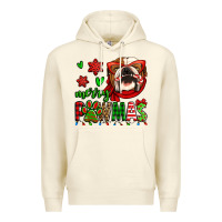 Sandshell merry pawmas christmas bulldog Premium Hoodie - Jasminsmagicworld