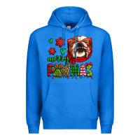 True Royal merry pawmas christmas bulldog Premium Hoodie - Jasminsmagicworld