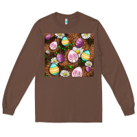 Chestnut Easter rabbit eggs Long Sleeve Tee - OliviaCreatesArt