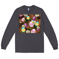 Smoke Easter rabbit eggs Long Sleeve Tee - OliviaCreatesArt