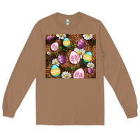 Toasted Coconut Easter rabbit eggs Long Sleeve Tee - OliviaCreatesArt