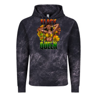 Cloud Black Black queen afro Vintage Hoodie - HowdyJamesFarm