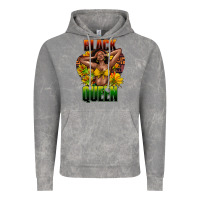 Cloud Rock Black queen afro Vintage Hoodie - HowdyJamesFarm