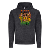 Vintage Black Black queen afro Vintage Hoodie - HowdyJamesFarm