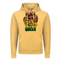 Vintage Mustard Black queen afro Vintage Hoodie - HowdyJamesFarm