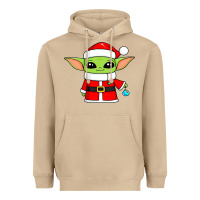 Mushroom baby yoda christmas santa claus Heavyweight Hoodie - trangStudio