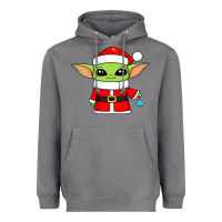 Storm baby yoda christmas santa claus Heavyweight Hoodie - trangStudio