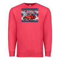 Cardinal american truck 4th of july mousepad Premium Sweatshirt - BarkalooDesign