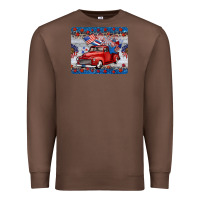 Chestnut american truck 4th of july mousepad Premium Sweatshirt - BarkalooDesign