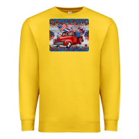 Lemon american truck 4th of july mousepad Premium Sweatshirt - BarkalooDesign