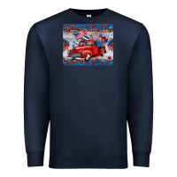 Navy american truck 4th of july mousepad Premium Sweatshirt - BarkalooDesign