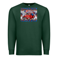 Sports Green american truck 4th of july mousepad Premium Sweatshirt - BarkalooDesign
