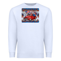 White american truck 4th of july mousepad Premium Sweatshirt - BarkalooDesign