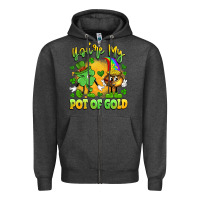 Charcoal Heather you're my pot of gold Zipper Hoodie - Artiststas