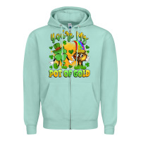 Seafoam you're my pot of gold Zipper Hoodie - Artiststas