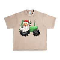 French Oak santa tractor Urban Heavy Tee - CowGirlArtShop