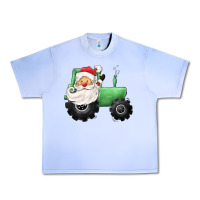 Grape Ice santa tractor Urban Heavy Tee - CowGirlArtShop