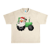 Sandshell santa tractor Urban Heavy Tee - CowGirlArtShop