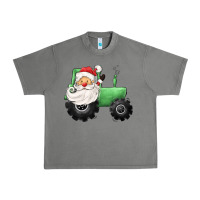 Tornado santa tractor Urban Heavy Tee - CowGirlArtShop