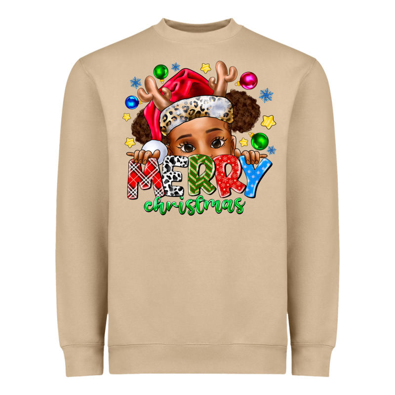 Merry Christmas Heavyweight Sweatshirt by CowhideDigitalArt | Teevron
