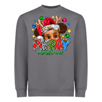 Storm Merry Christmas Heavyweight Sweatshirt - CowhideDigitalArt