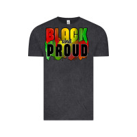 Vintage Black black and proud Vintage Tee - CowGirlArtShop