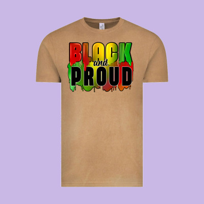 Black And Proud Vintage Tee Designed By Cowgirlartshop