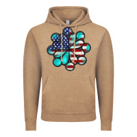 Vintage Coffee American flag turquoise gemstone 4th of july Vintage Hoodie - CowGirlArtShop