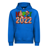Cobalt happy 2022 with christmas tree cake Urban Hoodie - AdoDesignShop