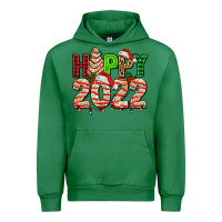 Emerald happy 2022 with christmas tree cake Urban Hoodie - AdoDesignShop