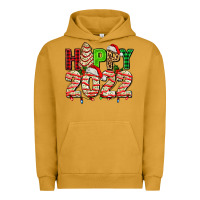 Pigment Peanut Butter happy 2022 with christmas tree cake Urban Hoodie - AdoDesignShop