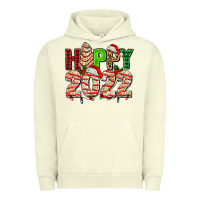 Pigment Pistachio happy 2022 with christmas tree cake Urban Hoodie - AdoDesignShop