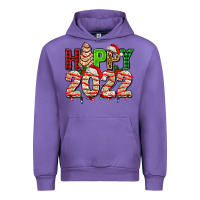 Tulip happy 2022 with christmas tree cake Urban Hoodie - AdoDesignShop