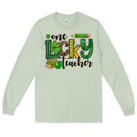Matcha St. Patrick's One lucky Teacher Long Sleeve Tee - OliviaCreatesArt