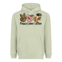 Matcha peace love coffee Heavyweight Hoodie - BarkalooDesign