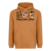 Meerkat peace love coffee Heavyweight Hoodie - BarkalooDesign