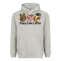 Moon Dust peace love coffee Heavyweight Hoodie - BarkalooDesign