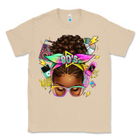 Mushroom 80's babe afro messy bun Classic Tee - texasbilliewilder