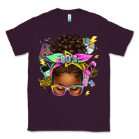 Plum 80's babe afro messy bun Classic Tee - texasbilliewilder