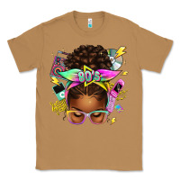 Toasted Coconut 80's babe afro messy bun Classic Tee - texasbilliewilder