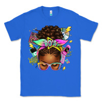 True Royal 80's babe afro messy bun Classic Tee - texasbilliewilder