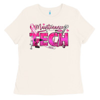 Breast Cancer Maintenance Tech Ladies Tee | Teevron
