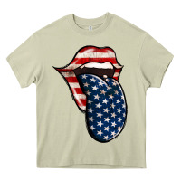 Mossy American Toungue for 4th of July Heavy Core Tee - Bettercallsaul