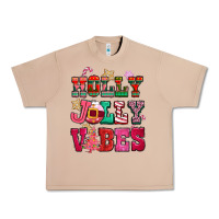 Burro holly jolly vibes pink christmas Urban Heavy Tee - CowGirlArtShop