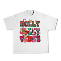 Lunar Rock holly jolly vibes pink christmas Urban Heavy Tee - CowGirlArtShop