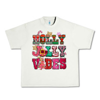Pistachio holly jolly vibes pink christmas Urban Heavy Tee - CowGirlArtShop